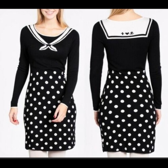 Blutsgeschwister Sailor Way Sweater Dress - Picture 1 of 7